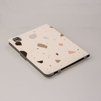 Terrazzo Vegan Leather iPad Pro Folio Case, 4 of 7