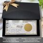 Personalised Scratch Card Surprise Holiday Gift Voucher Ticket, thumbnail 1 of 11