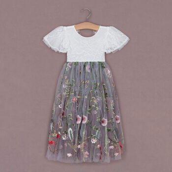 Whispering Poppy Dress French Heather, 5 of 8