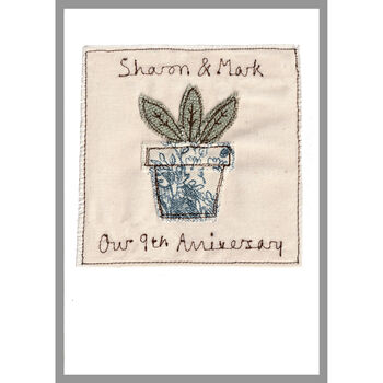 Personalised House Plant Birthday Card, 7 of 10