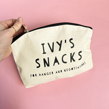 Funny Personalised Hangry, Snack Bag, 2 of 5
