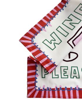 Wine Please Tea Towel, 4 of 7