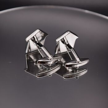Sold House Cufflinks Gift Silver Real Estate, 2 of 3