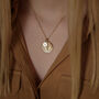 Personalised Golden Goddess Necklace In 9ct Solid Gold, thumbnail 1 of 5