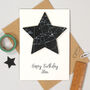 Personalised Space And Stars Birthday Card, thumbnail 3 of 4