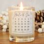 Advent Calendar Personalised Advent Candle, thumbnail 1 of 5