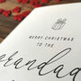 Personalised Handmade Christmas Card For Special Grandad, thumbnail 4 of 4