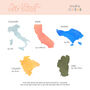 Personalised France Engagement Map Print, thumbnail 4 of 9