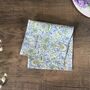 Liberty Blue Green Cravat And Pocket Square Set For Men And Boys, thumbnail 4 of 7