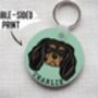 Cavalier King Charles Spaniel Keyring, thumbnail 4 of 6