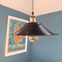 Vinyl Record Light Shade | Lamp | Colours | Black | Red | Blue, thumbnail 1 of 9