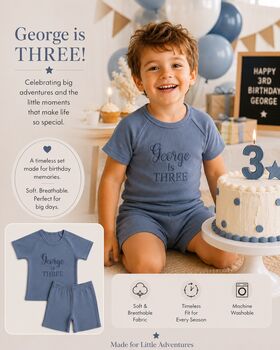 Summer Personalised Child Ribbed Sets | Embroidered Set, 12 of 13
