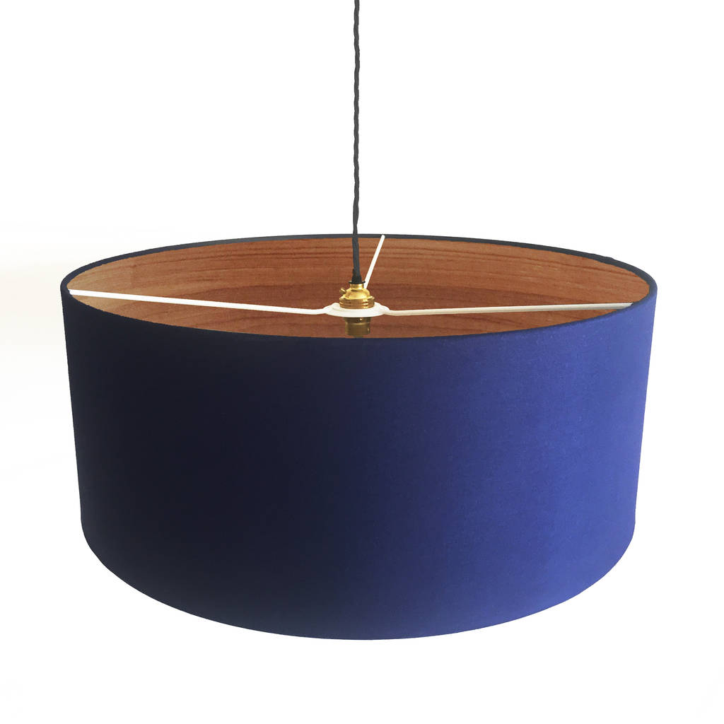 Wooden Lined Bespoke Lampshade, 1 of 8
