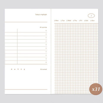 30% Off. Daily Log Planner/ Diary, 12 of 12