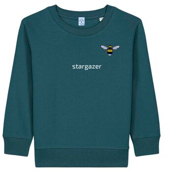 Childrens Organic Cotton Bee Sweatshirt, 2 of 12