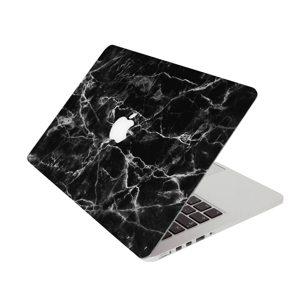 black marble macbook vinyl skin by inkase | notonthehighstreet.com