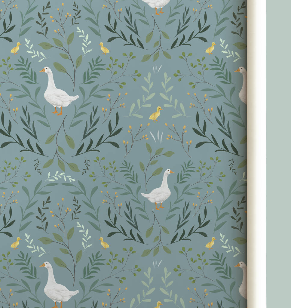 Botanical Duck Gift Wrap, 1 of 2