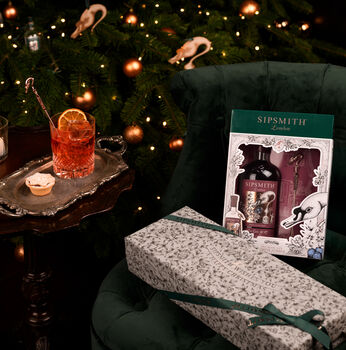 Sipsmith Sloe Gin Gift Set With Stirrer, 4 of 4