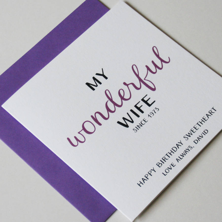 personalised occasions 'my wonderful…' greeting card