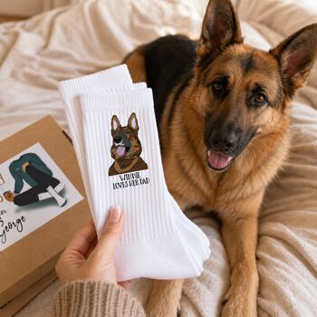 Personalised Men's Socks Gift For Dog Dads, 2 of 12