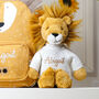 Personalised Trixie Lion Backpack For Nursery, School, Holiday, thumbnail 6 of 11