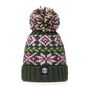 Woodland Nordic Knit Reflective Super Bobble Hat, thumbnail 2 of 5