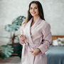 Women’s Bathrobe | Natural Linen Dressing Gown, thumbnail 1 of 12