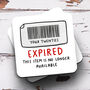 'Twenties Expired' Personalised 30th Birthday Mug, thumbnail 3 of 3