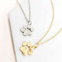 Pet Paw Print Necklace, thumbnail 1 of 7