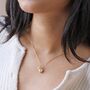 Heart And Moonstone Pendant Necklace, thumbnail 3 of 11