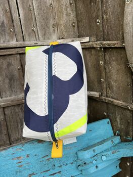 Large Recycled Sailcloth Wash Bag, 7 of 7