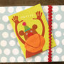 Mini Monkey Greetings Card, thumbnail 1 of 5