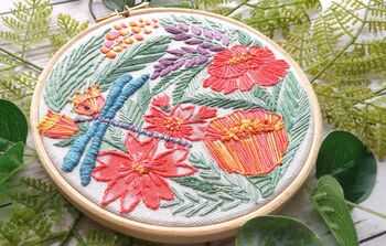 Dragonfly Embroidery Kit, 2 of 8