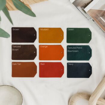 Botanical Leather Bookmark With Gift Box, 3 of 3