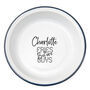 Personalised Fries Before Guys Enamel Bowl, thumbnail 5 of 5