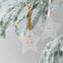Personalised Married Christmas Star Decoration, thumbnail 6 of 6