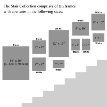 Mixed Gallery Frame Stairs Collection, 2 of 4