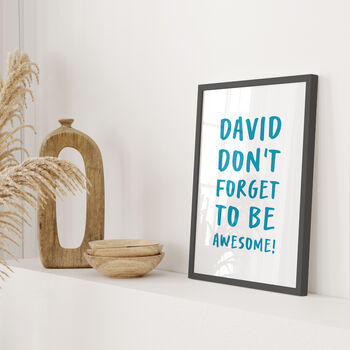 Personalised Wall Art Quote Print, 4 of 6