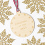 Personalised Christmas At The…Wooden Decoration, thumbnail 1 of 5