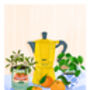 Coffee And Herbs | Illustrated Print, thumbnail 4 of 4