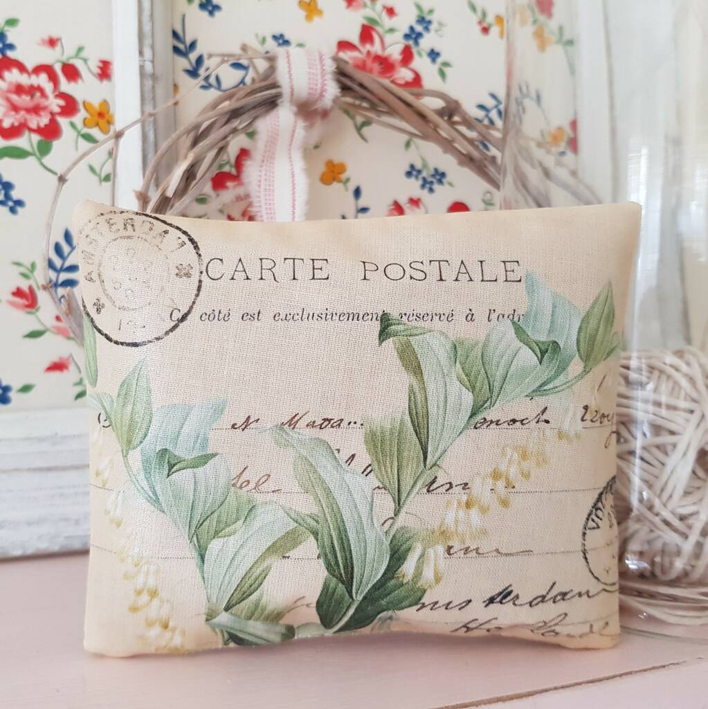 Floral Fabric Postcard Fragrant Gift Sachet, 1 of 5