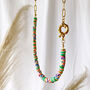 Neon Bead And Chain Necklace, thumbnail 2 of 7