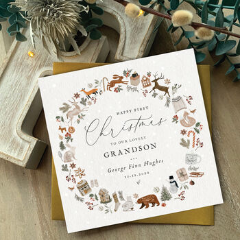 First Christmas|Happy Christmas Grandparents Card Sw, 5 of 10