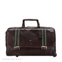 Personalised Mens Wheeled Leather Travel Bag. 'Dino L', thumbnail 2 of 11