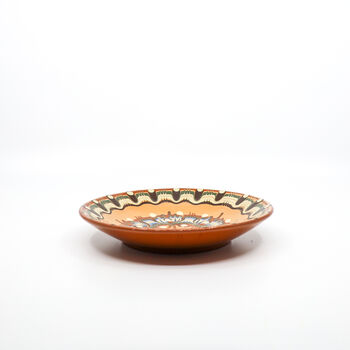 Individual Troyan Ceramic Side Plate In Tan Colour, 3 of 8