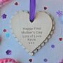 Personalised First Mother's Day Heart, thumbnail 1 of 5