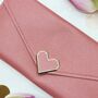 Heart Clasp Long Purse – Pink Or Black Purse Gift For Her, Perfect For Valentine’s And Mother’s Day, thumbnail 3 of 11