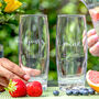 Personalised Mine And Yours Hi Ball Glass Tumbler Set, thumbnail 1 of 5