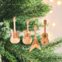 Bamboo Set Of Four Guitar Decorations, thumbnail 1 of 4