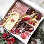 Christmas Chocolate Door With Wreath, Personalised Gift, thumbnail 4 of 9